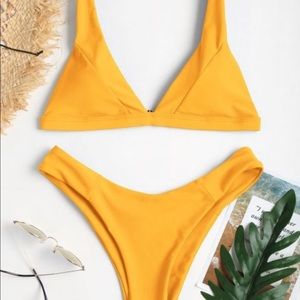 Plunge high leg bikini from Zaful